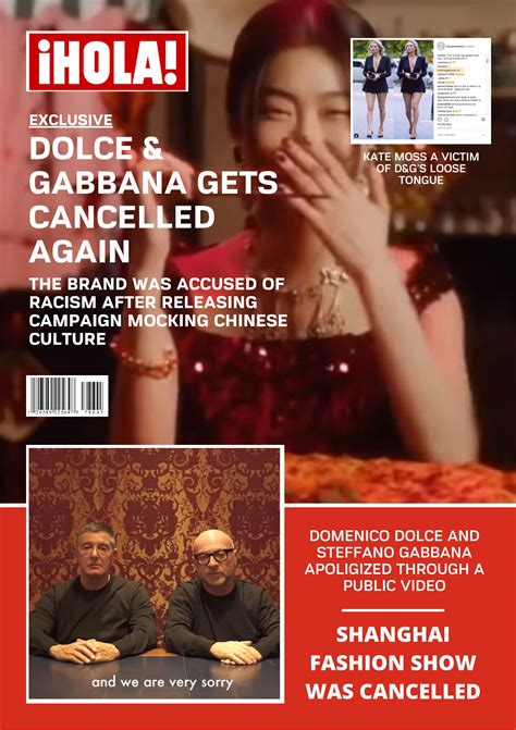 dolce gabbana china id magazine|dolce and gabbana news.